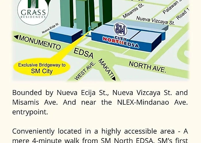 Tropicana Grass Residences Mrt Nlex Sm North Shopping District Отель 5*